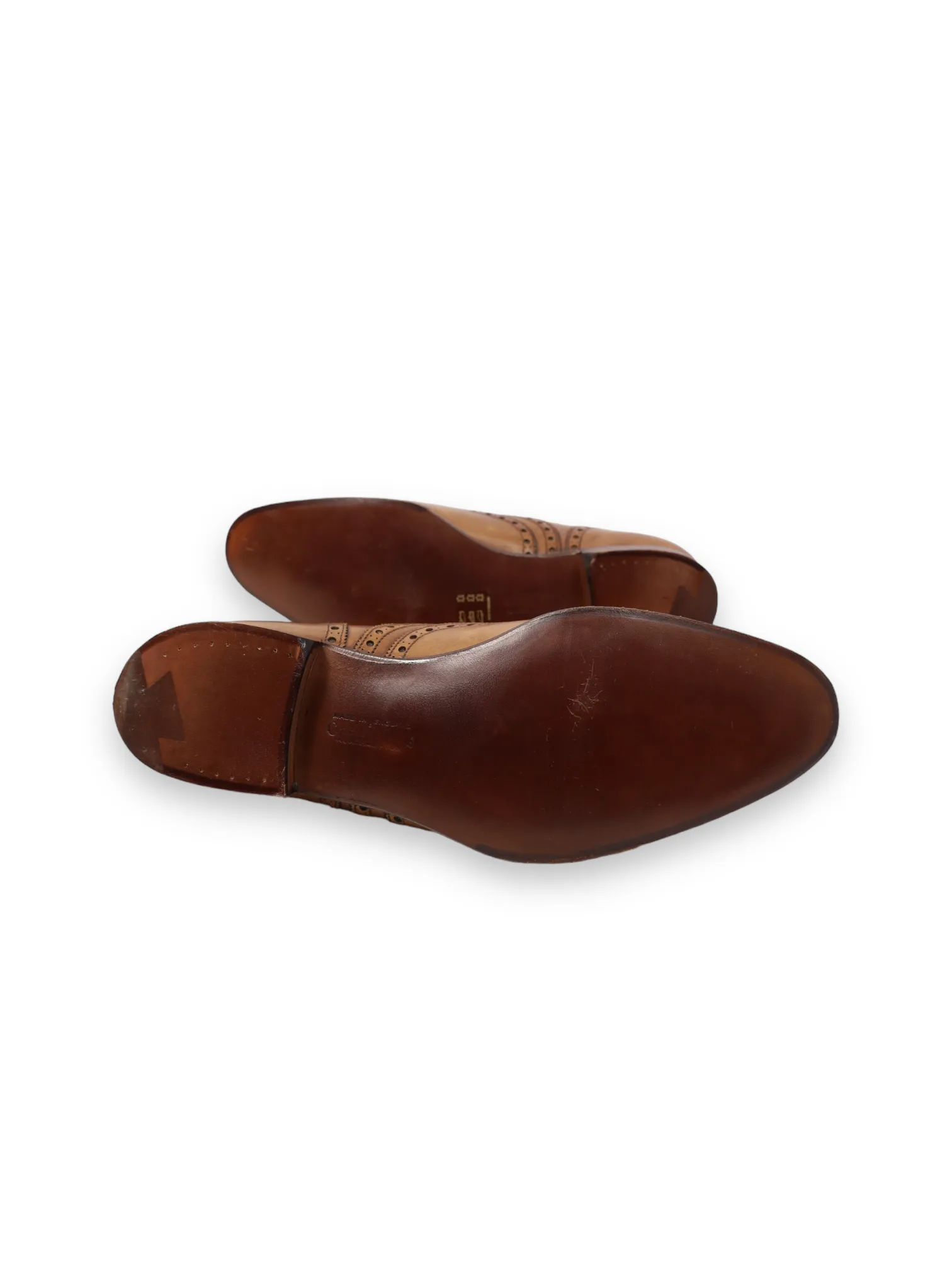 Crockett & Jones Cognac Brown Atherstone Wingtip Derby Lace-ups