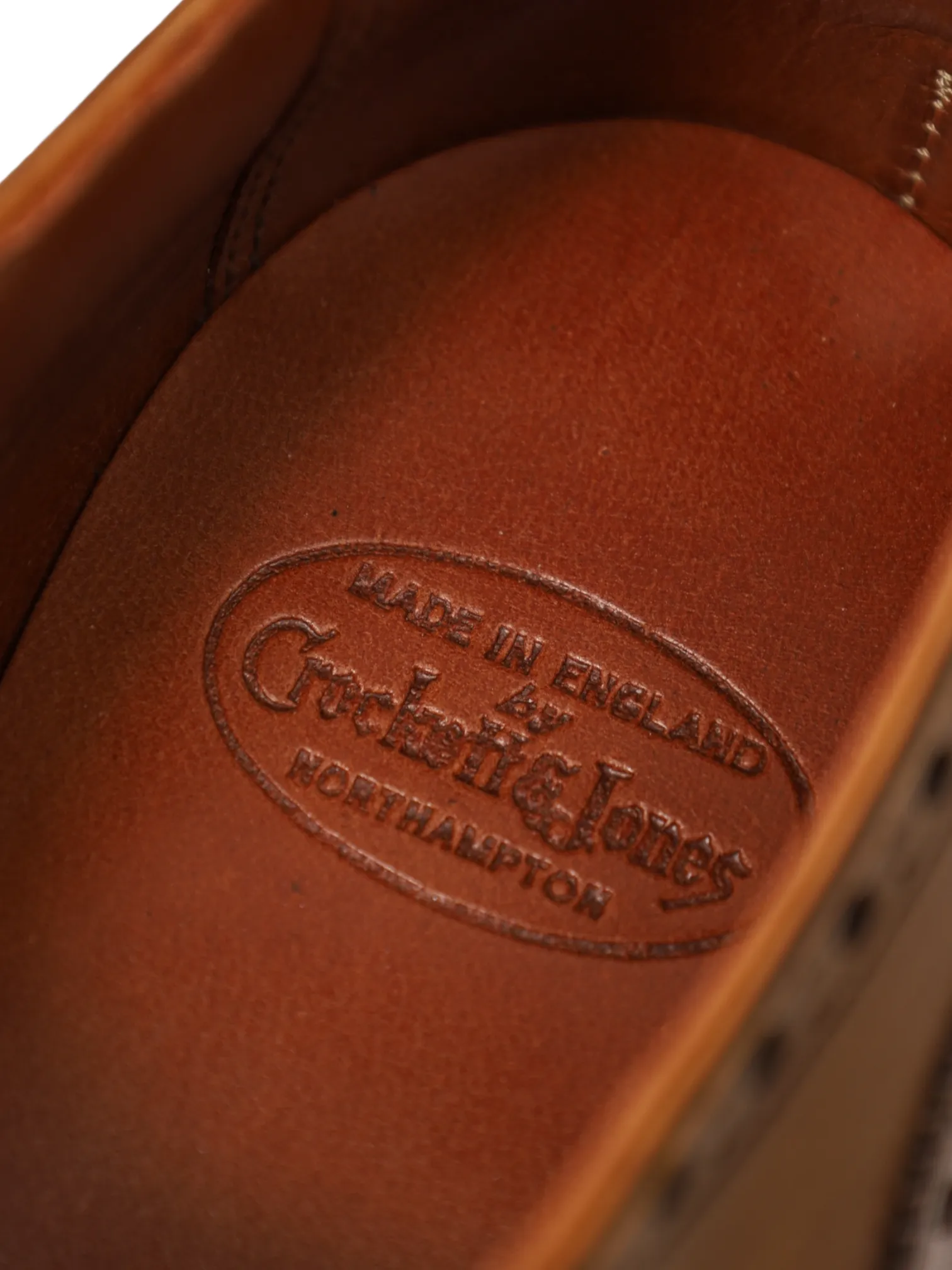 Crockett & Jones Cognac Brown Atherstone Wingtip Derby Lace-ups