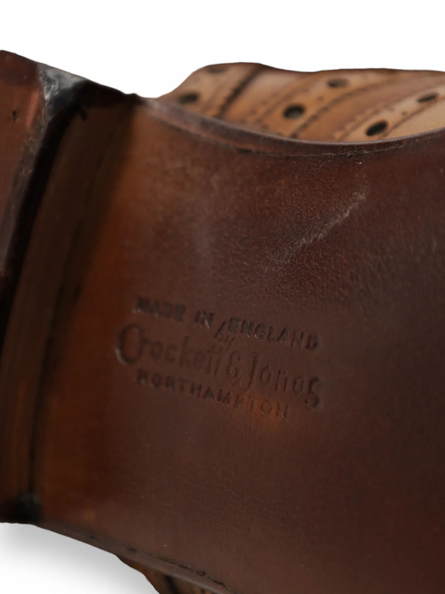 Crockett & Jones Cognac Brown Atherstone Wingtip Derby Lace-ups