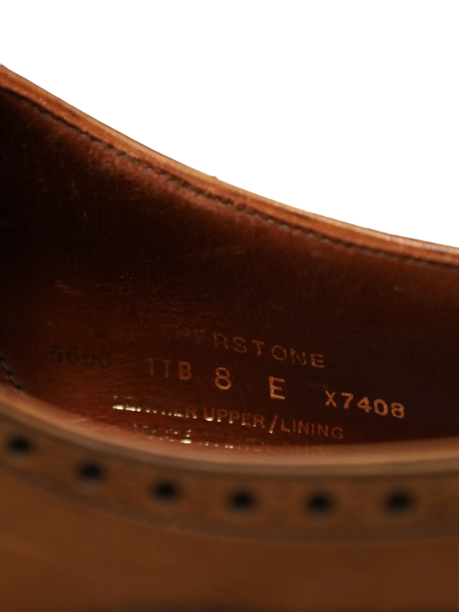 Crockett & Jones Cognac Brown Atherstone Wingtip Derby Lace-ups