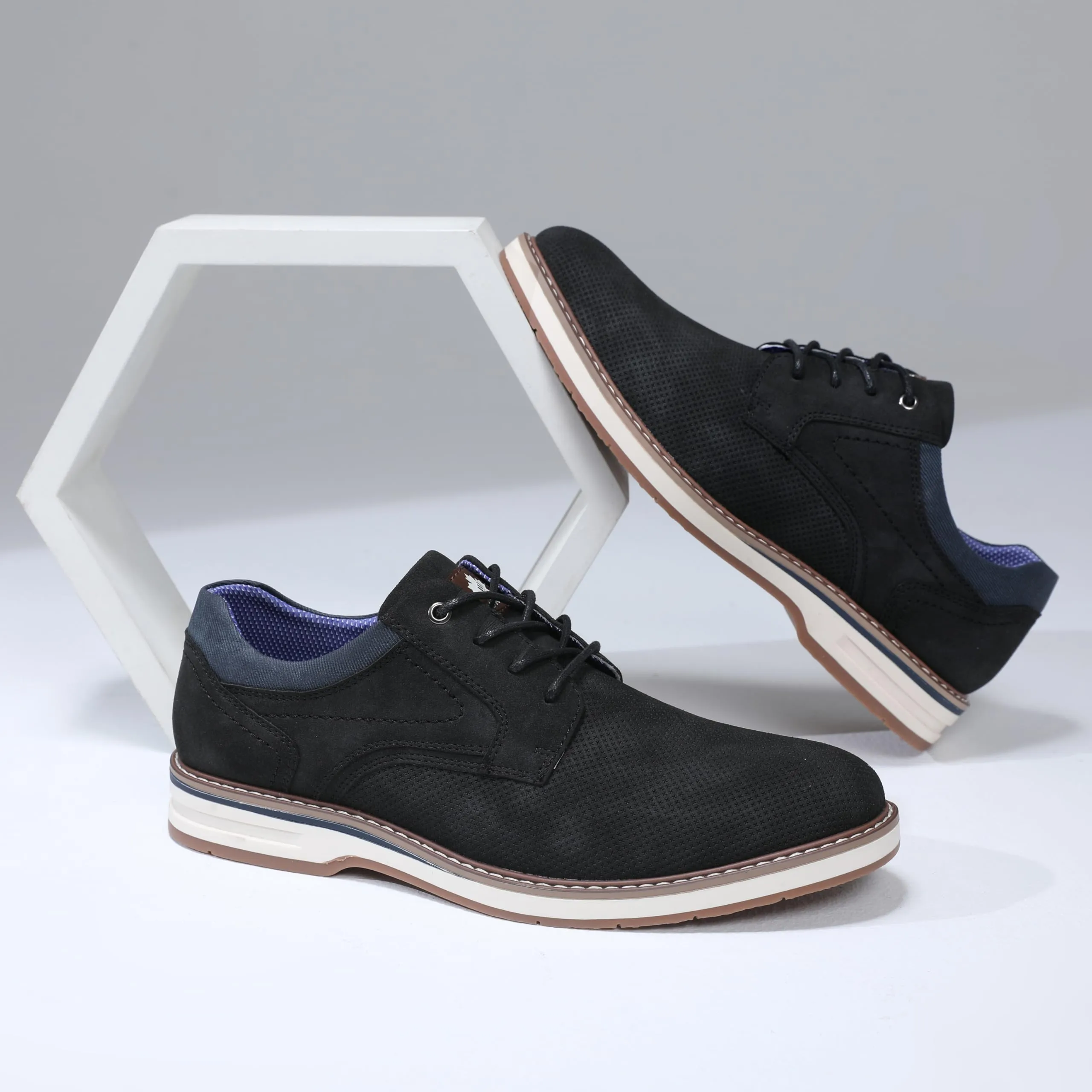 DECARSDZ Men's Dress Shoes Casual Oxford Shoes Business Formal Derby Shoes Dress Shoes for Men Sneakers