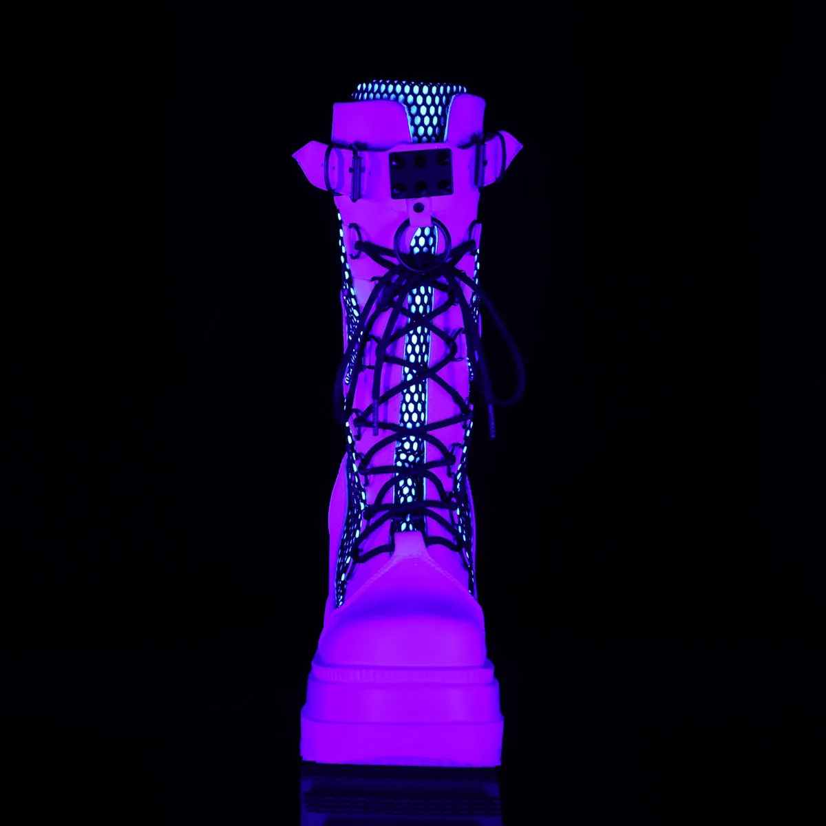 DemoniaCult Shaker 70 Boots White