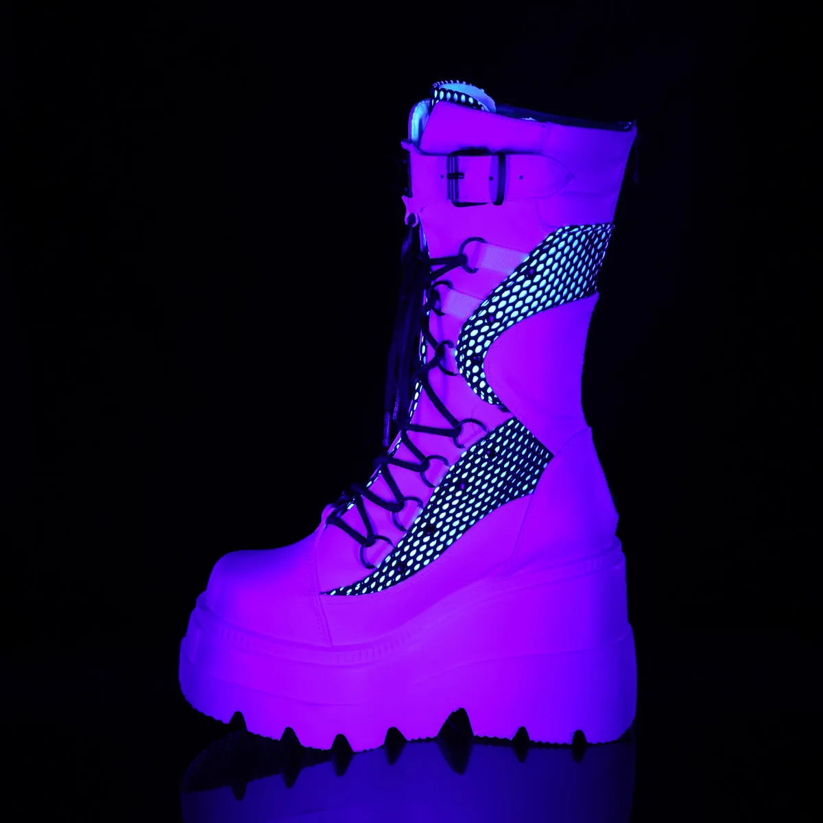 DemoniaCult Shaker 70 Boots White