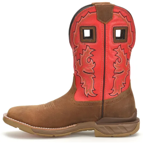 Double H Men's Henly 11" Composite Toe Waterproof Western Work Boot- Brown - DH5358