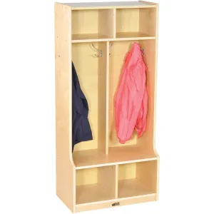 ECR4KIDS 2-section Bench Coat Locker