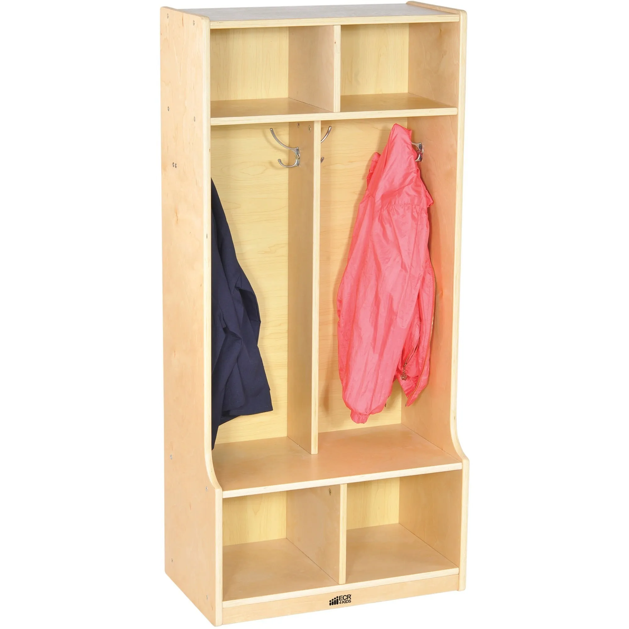 ECR4KIDS 2-section Bench Coat Locker