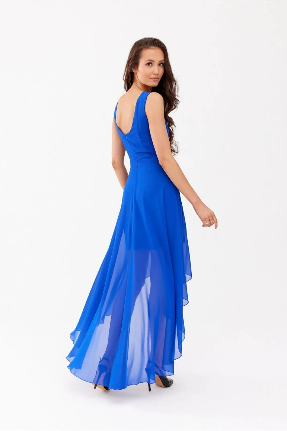Elegant Asymmetrical Maxi Dress