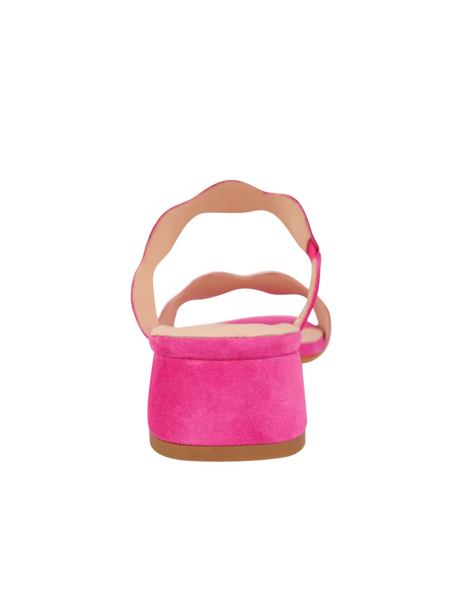 Emilia Scalloped Sandal