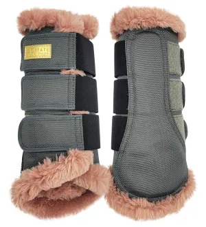 Estate Fleece Lined Boots Grey & Dusk