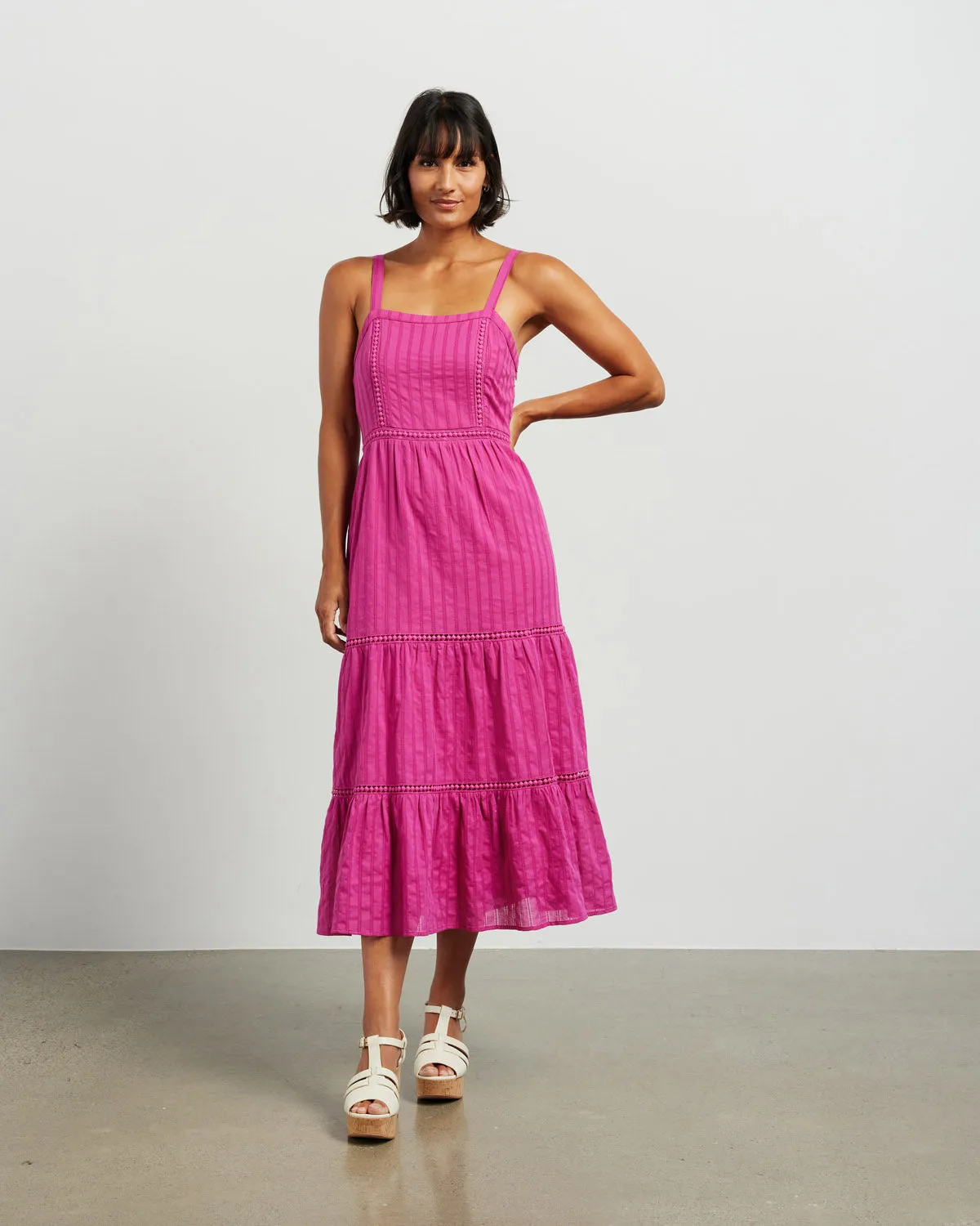 et alia Luna Dress - Magenta