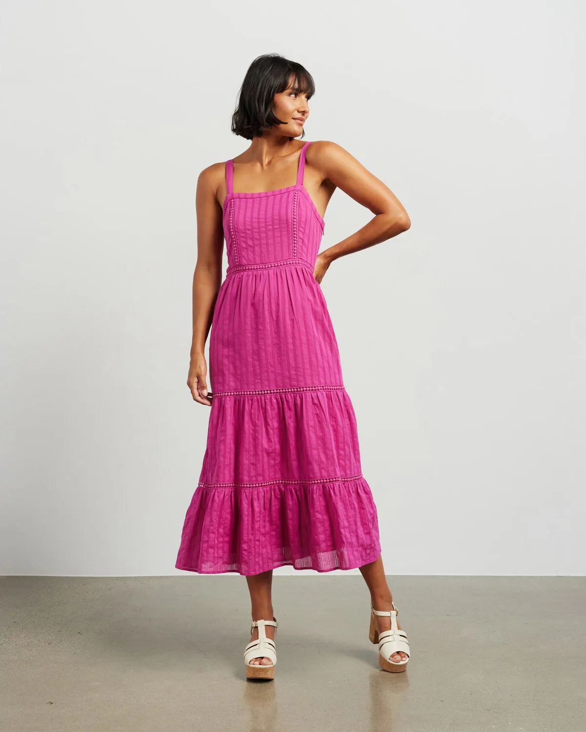 et alia Luna Dress - Magenta