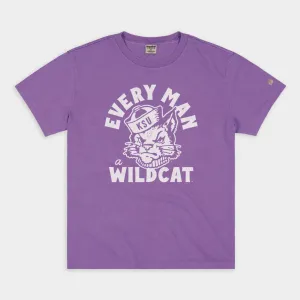 “Every Man a Wildcat” K-State Vintage Heavyweight Tee