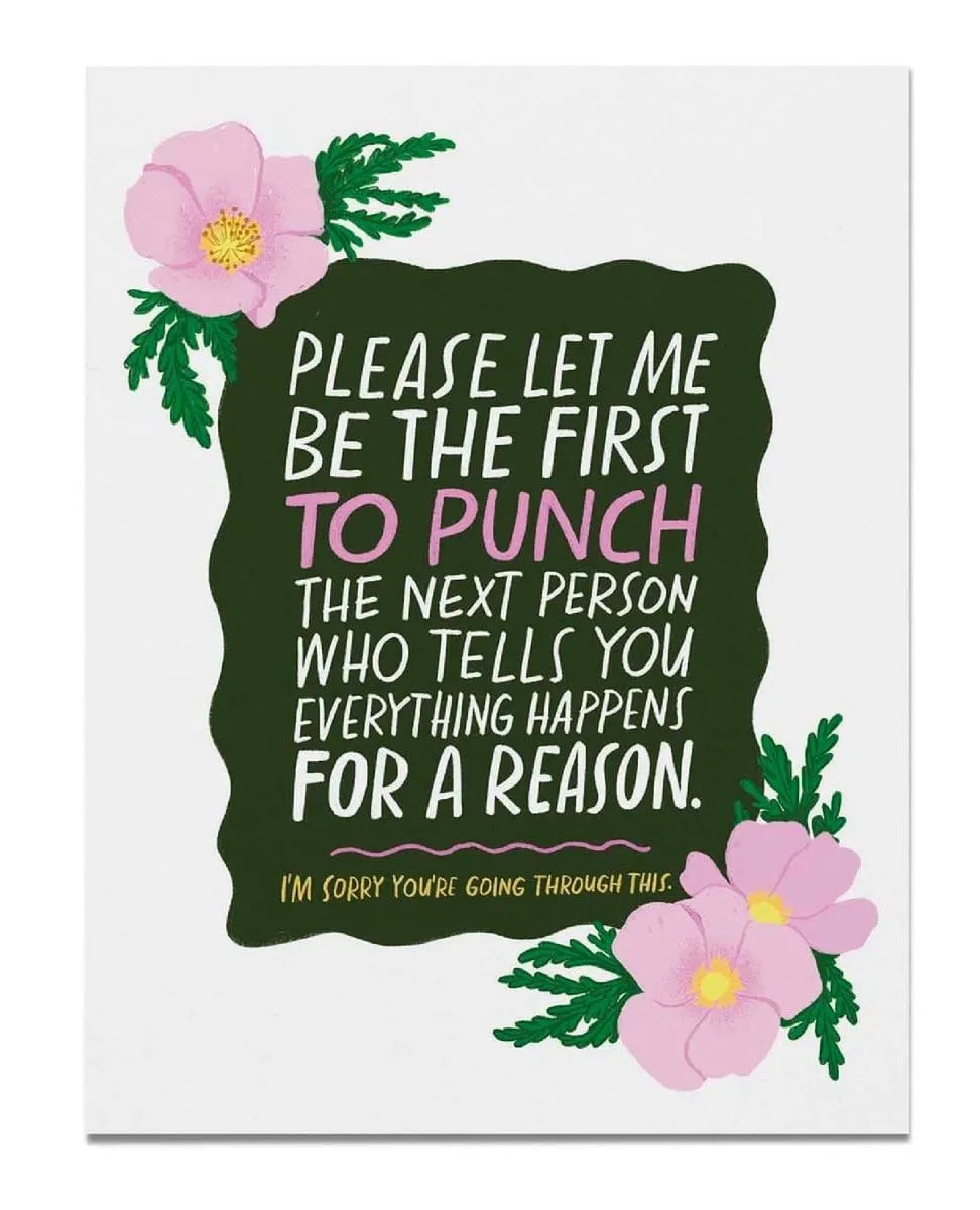 Everything Happens For A Reason Empathy Card
