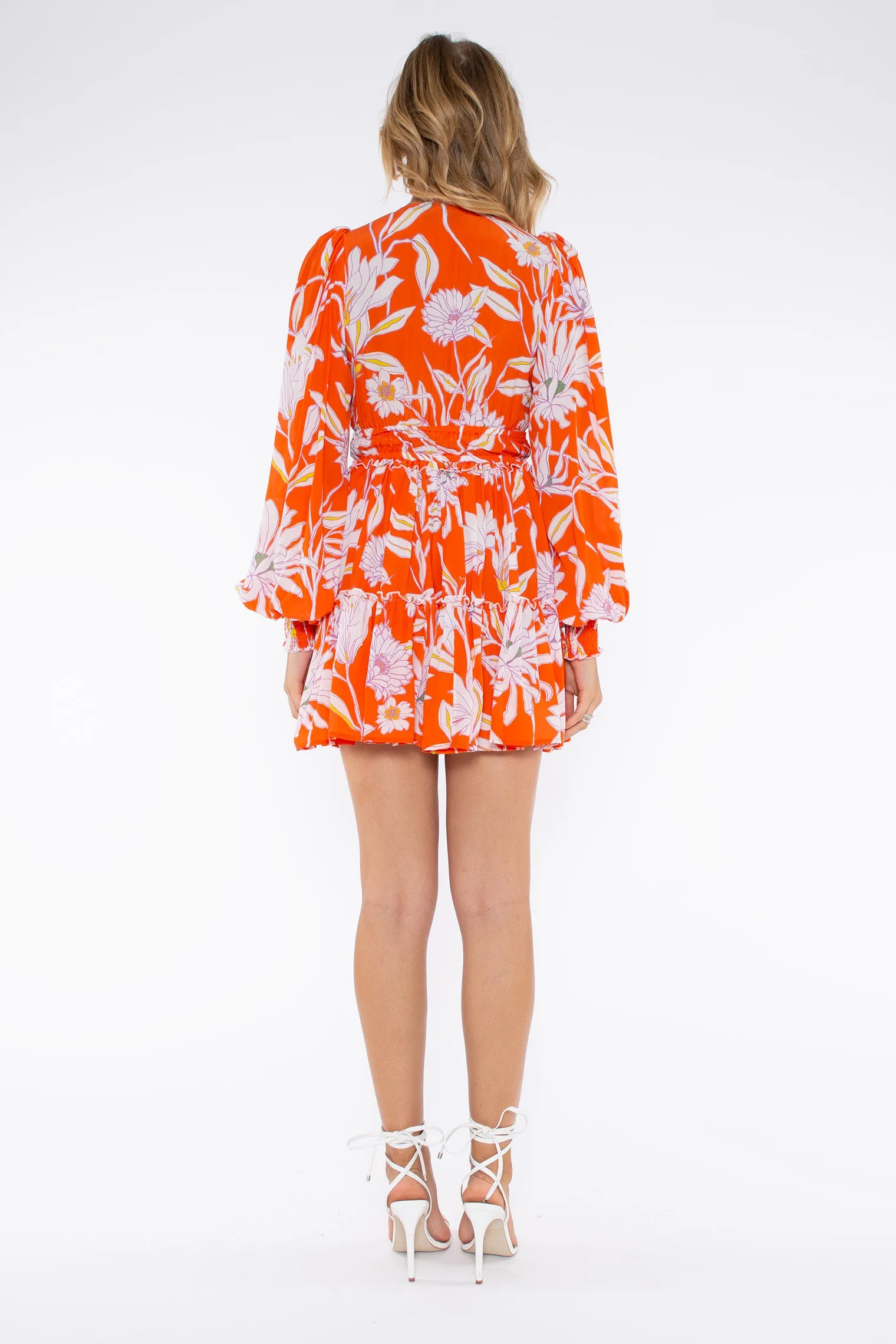 EVI DRESS - CIMBRONE ARANCIA