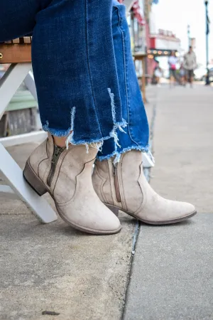 EVIE BOOTIES BY VERY G - NUDE