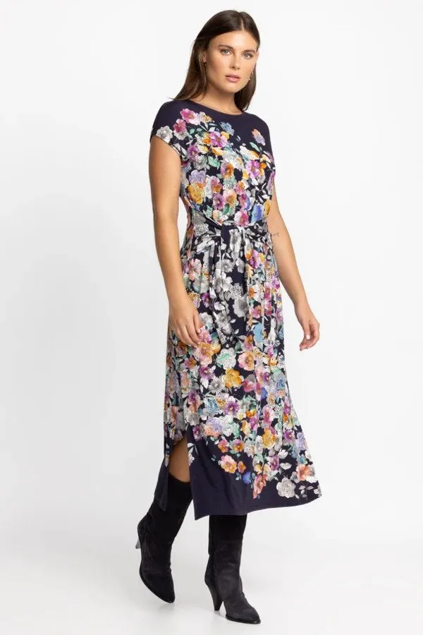 Fall Dance Tie Front Knit Dress