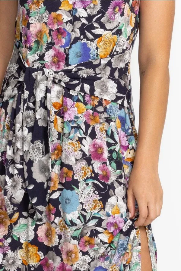Fall Dance Tie Front Knit Dress