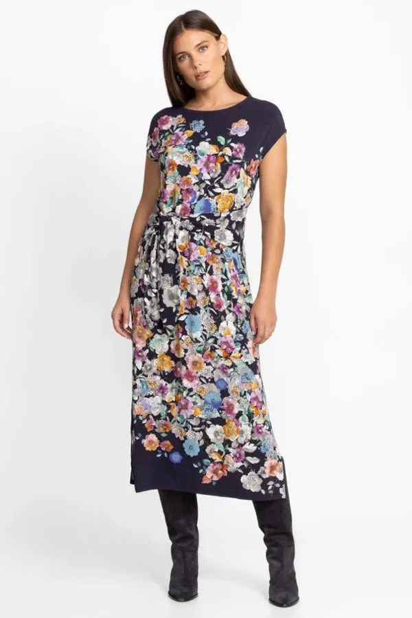 Fall Dance Tie Front Knit Dress