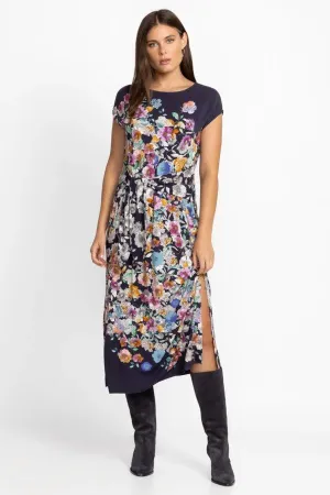 Fall Dance Tie Front Knit Dress