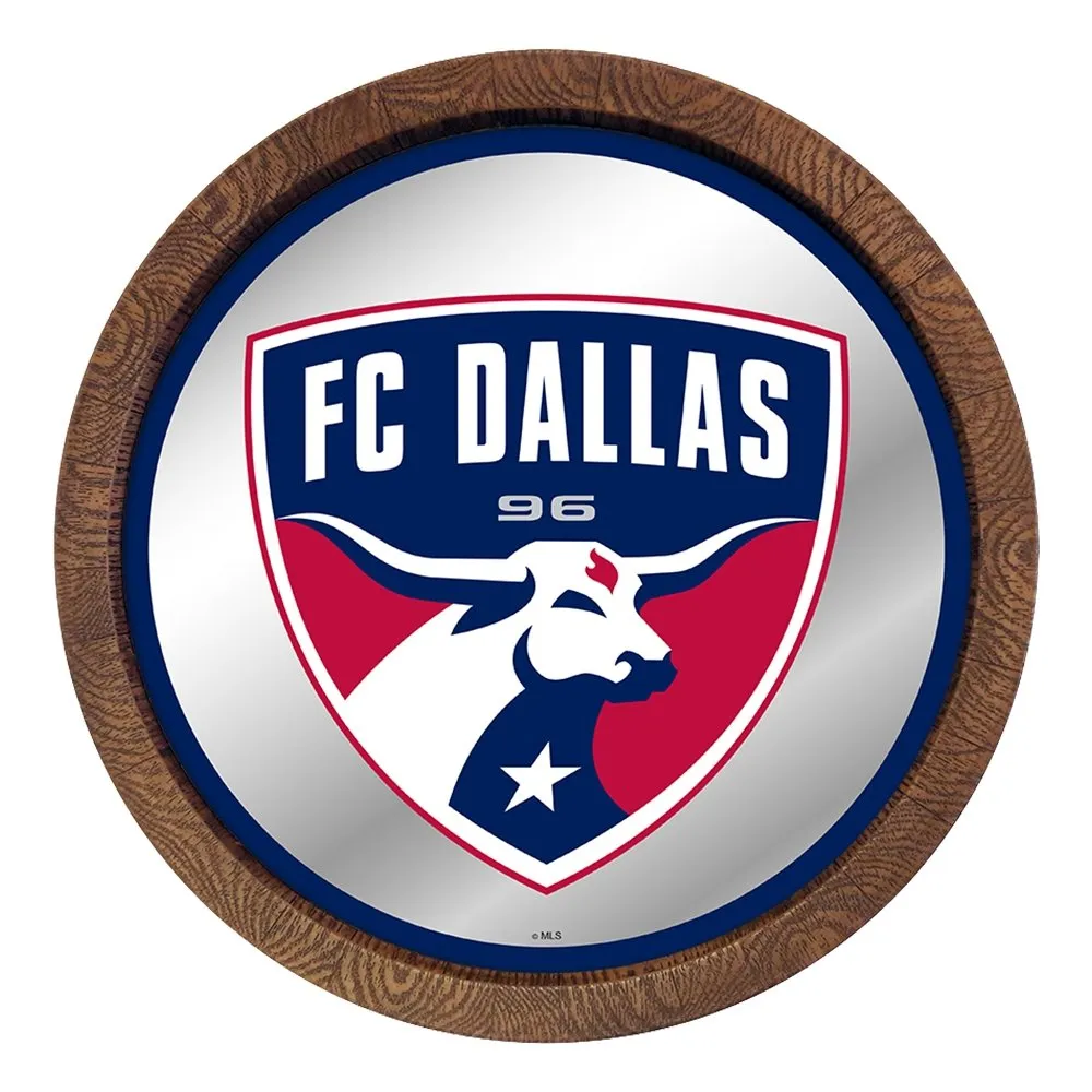 FC Dallas: Barrel Top Framed Mirror Mirrored Wall Sign