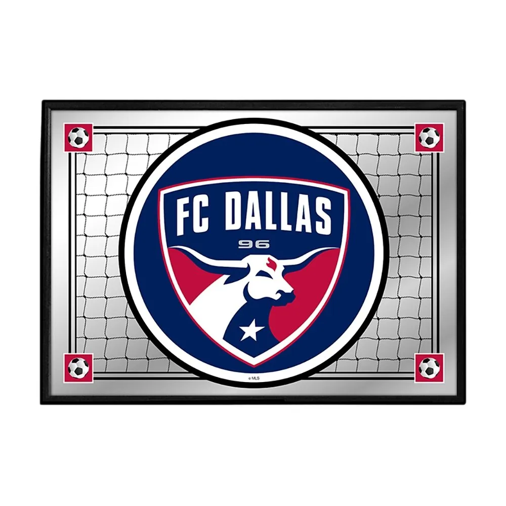 FC Dallas: Team Spirit - Framed Mirrored Wall Sign