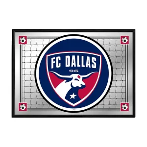 FC Dallas: Team Spirit - Framed Mirrored Wall Sign