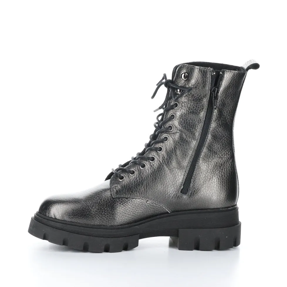 Feleta Grey Round Toe Boots