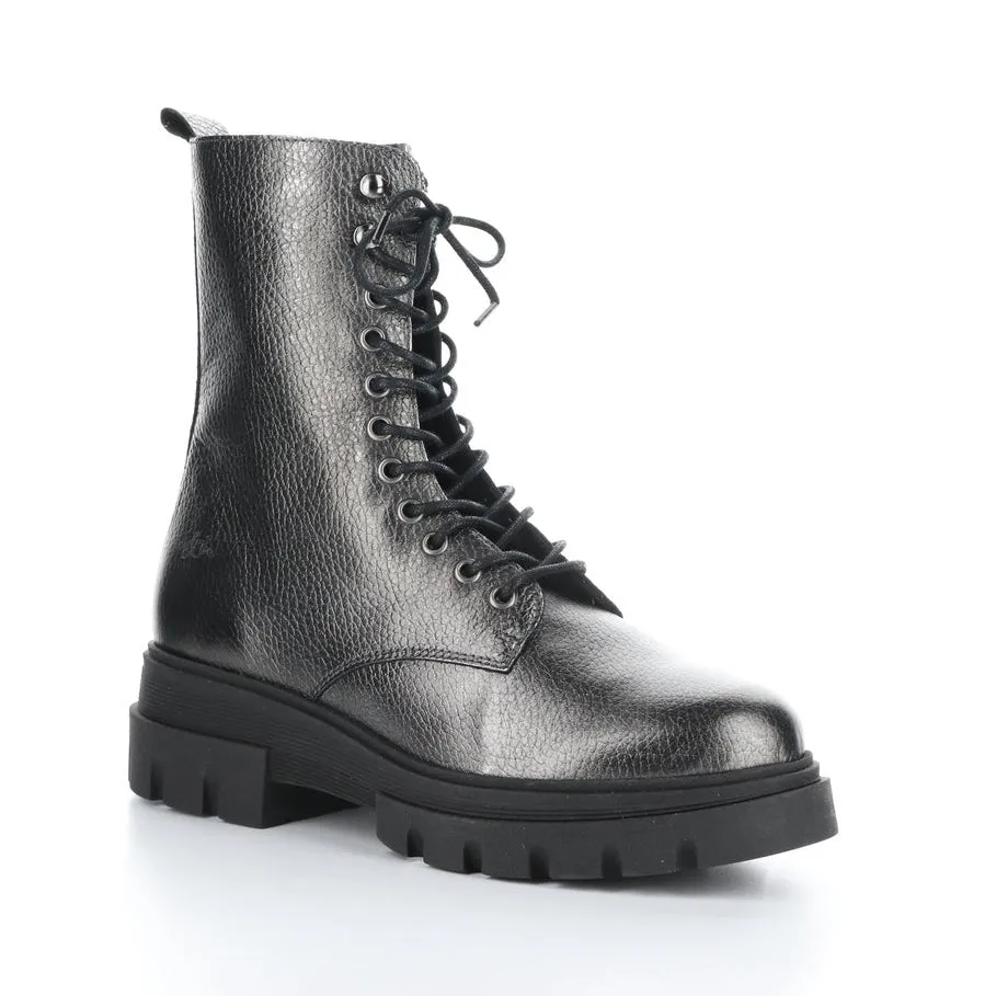 Feleta Grey Round Toe Boots
