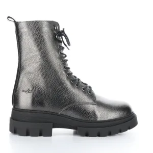 Feleta Grey Round Toe Boots