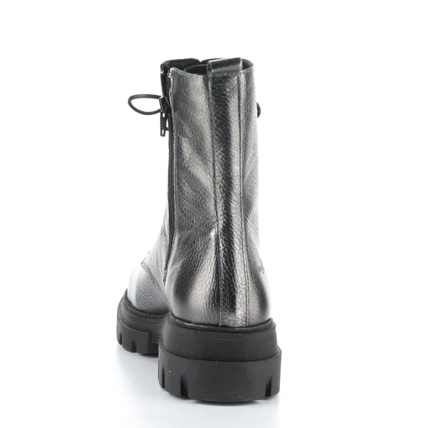 Feleta Grey Round Toe Boots