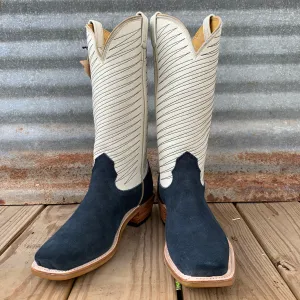 Fenoglio Boot Navy Roughout w/Cream - FB29621343