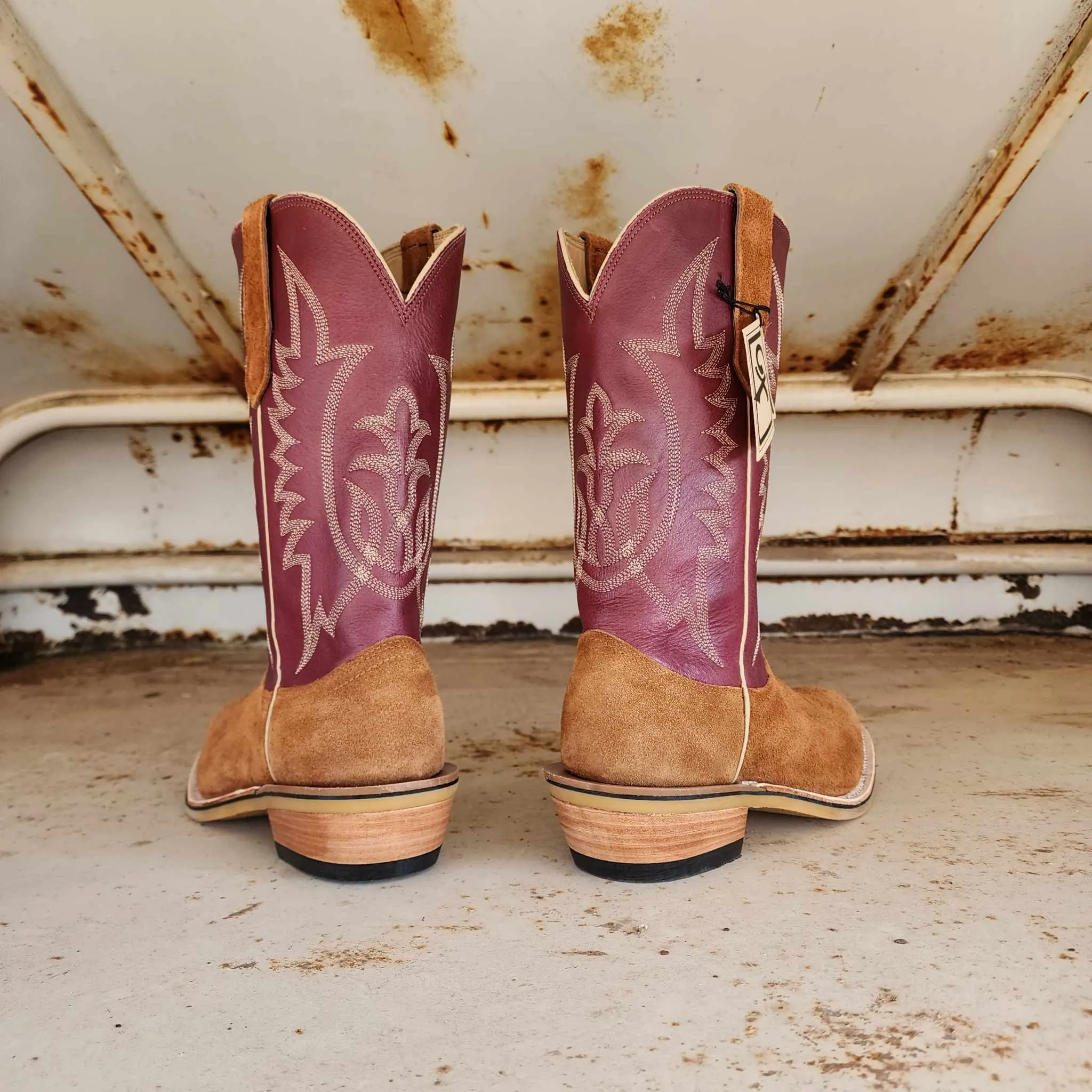 Fenoglio Picosa Creek Exclusive Russet Boomer Roughout w/Cabernet - The Mason Boot - FB00101721