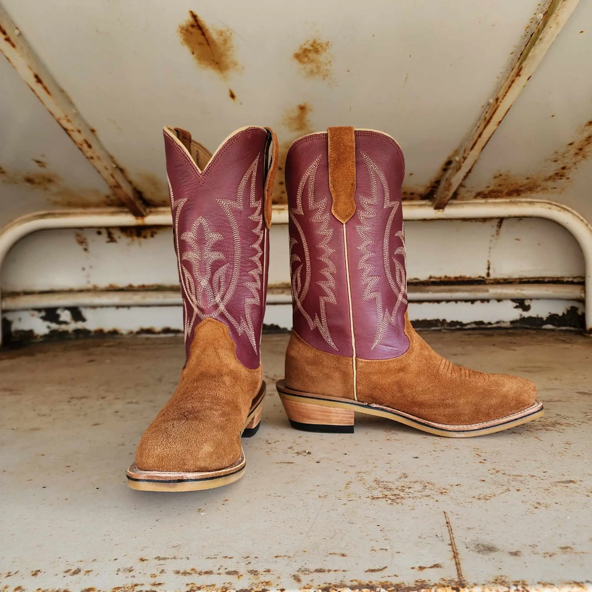 Fenoglio Picosa Creek Exclusive Russet Boomer Roughout w/Cabernet - The Mason Boot - FB00101721