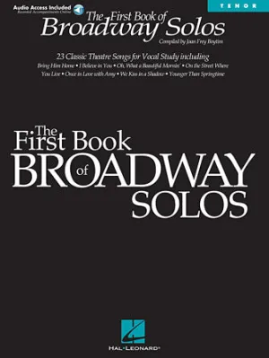 First Book of Broadway Solos (Tenor Book/Online Audio Pack)