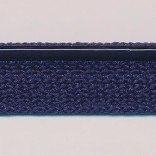 Flash Line Knit Piping  #129 Navy & Silver