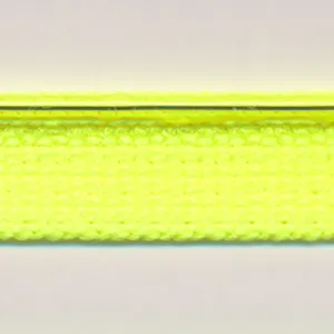 Flash Line Knit Piping  #151 Fluorescent Yellow & Silver