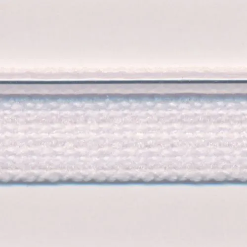 Flash Line Knit Piping  #502 White & Silver