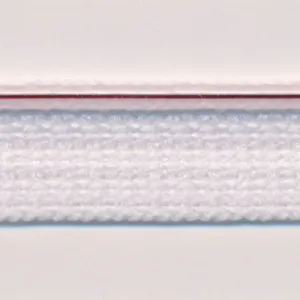 Flash Line Knit Piping  #503 White & Red