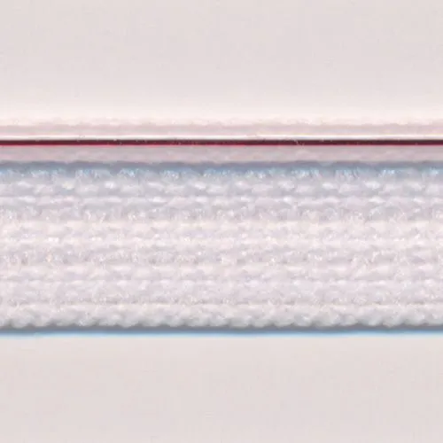 Flash Line Knit Piping  #503 White & Red
