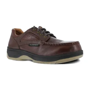 Florsheim Men's Compadre Composite Toe Eurocasual Oxford Work Shoe - Brown - FS2400