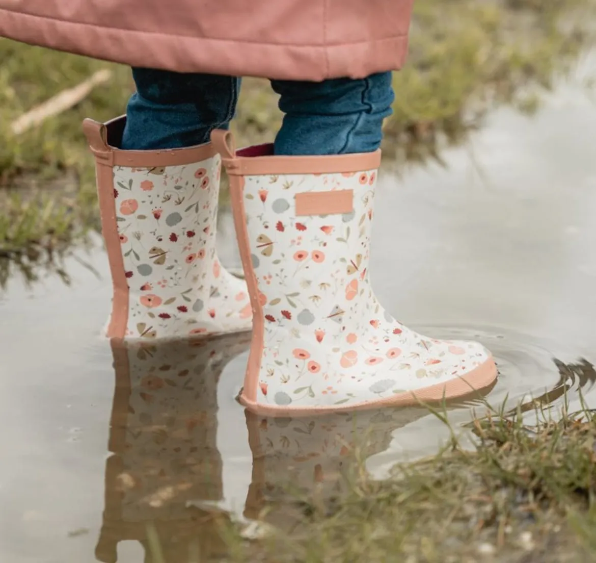 Flowers & Butterflies Rainboot by Little Dutch