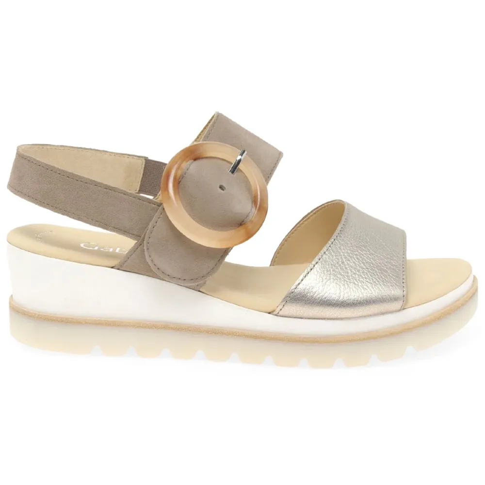 Gabor Yeo Puder/Rabbit Sandals