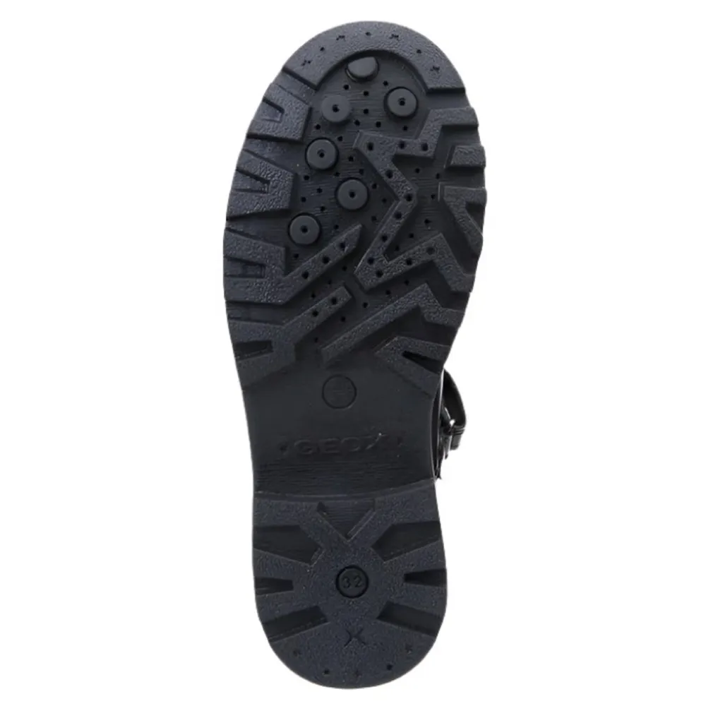 Geox Casey G.P. Black Patent School Shoes