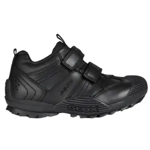 Geox Savage A. Black School Shoes