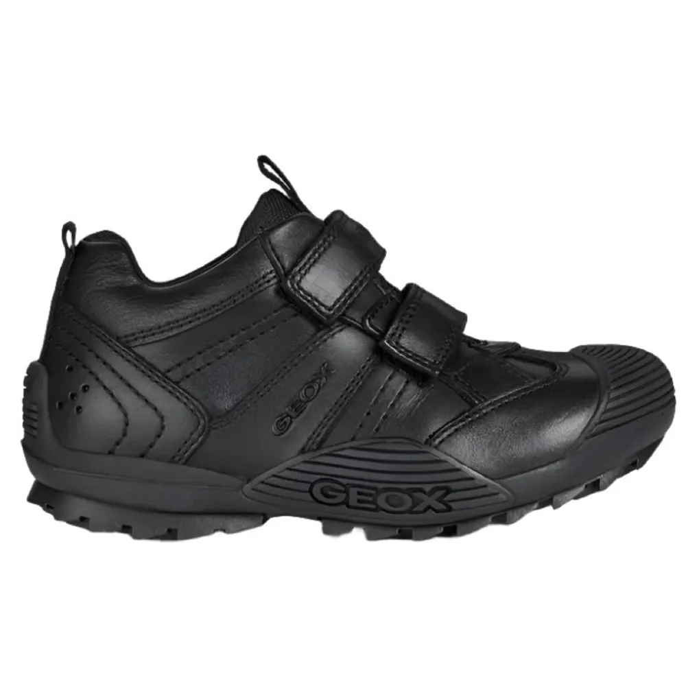 Geox Savage A. Black School Shoes