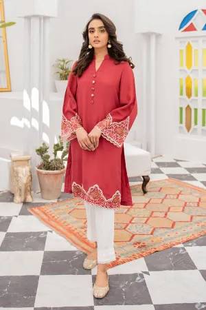 GHAZAL-2PC ( SHIRT & EMBROIDERED DUPATTA )