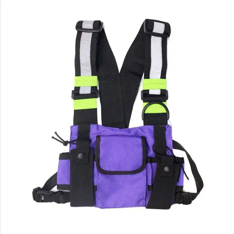 Gilet de chasse fluo