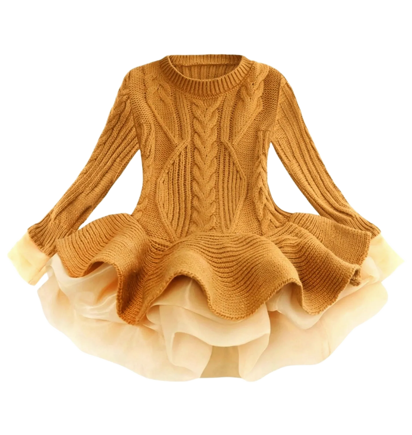 Ginger Tutu Sweater Dress Girl