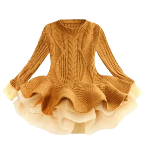 Ginger Tutu Sweater Dress Girl