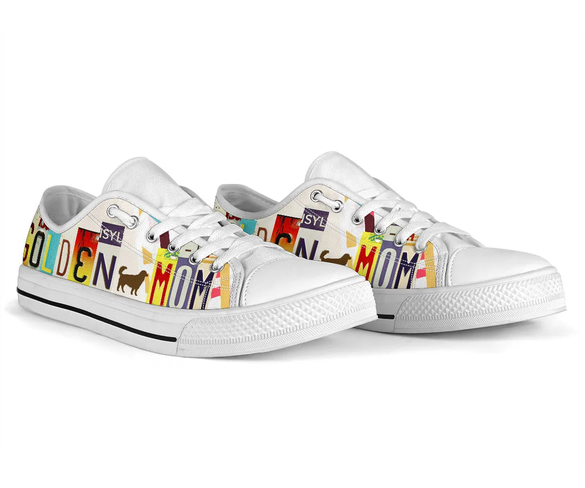 Golden Mom - Women’s Low Top Shoes White